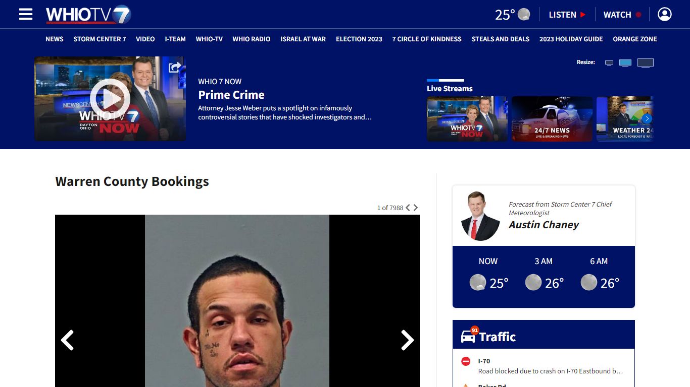 Warren County Inmates – WHIO TV 7 and WHIO Radio